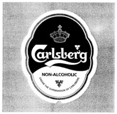 Carlsberg NON-ALCOHOLIC UNDER THE SUPERVISION OF CARLSBERG