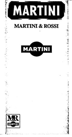 MARTINI MARTINI & ROSSI  MARTINI