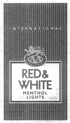 RED & WHITE MENTHOL LIGHTS INTERNATIONAL
