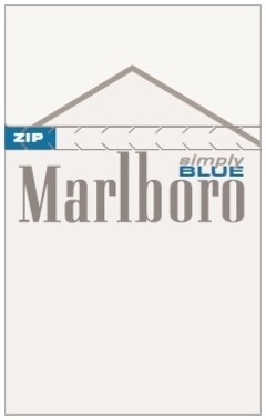 ZIP Marlboro simply BLUE