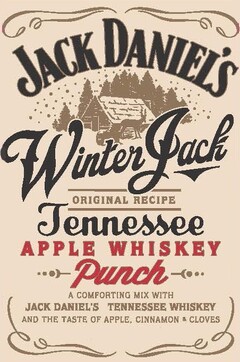 JACK DANIEL'S Winter Jack ORIGINAL RECIPE Tennessee APPLE WHISKEY Punch