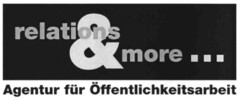 relations & more... Agentur für Öffentlichkeitsarbeit