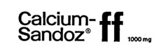 Calcium-Sandoz ff 1000 mg