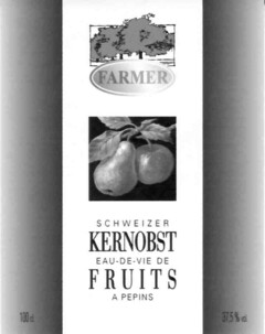 FARMER SCHWEIZER KERNOBST EAU-DE-VIE DE FRUITS A PEPINS