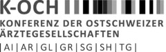 K-OCH KONFERENZ DER OSTSCHWEIZER ÄRZTEGESELLSCHAFTEN AI AR GL GR SG SH TG