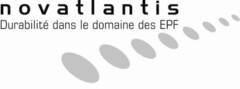 novatlantis Durabilité dans le domaine des EPF