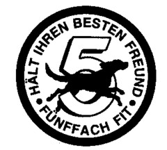 5 HäLTIHRENBESTEN FREUND FüNFFACH FIT