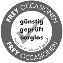 FREY OCCASIONEN günstig geprüft sorglos Nach 90 Punktecheck geprüft. FREY OCCASIONEN