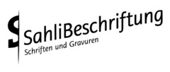 S SahliBeschriftung Schriften und Gravuren