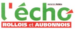 l'écho ROLLOIS et AUBONNOIS