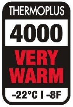THERMOPLUS 4000 VERY WARM -22°C -8F