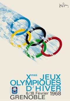 X mes JEUX OLYMPIQUES D'HIVER 6/18 Février 1968 GRENOBLE