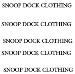 SNOOP DOCK CLOTHING