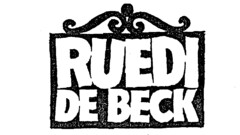 RUEDI DE BECK