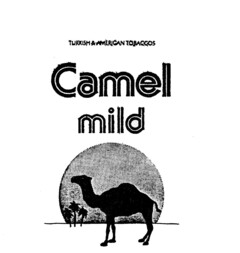 TURKISH & AMERICAN TOBACCOS Camel mild