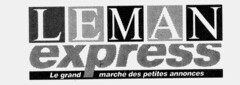 LEMAN express Le grand marché des petites annonces