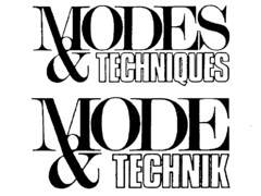 MODES & TECHNIQUES MODE & TECHNIK