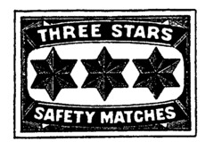 THREE STARS SAFETY MATCHES