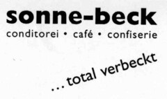 sonne-beck conditorei café confiserie ...total verbeckt