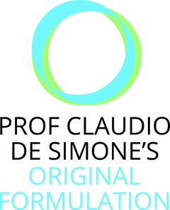 PROF CLAUDIO DE SIMONE'S ORIGINAL FORMULATION