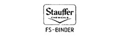 Stauffer CHEMICALS FS-BINDER