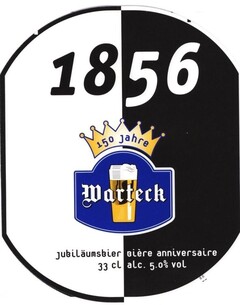 1856 150 Jahre Warteck jubiläumsbier Bière anniversaire