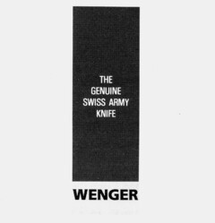 THE GENUINE SWISS ARMY KNIFE WENGER