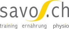 savo.ch training ernährung physio