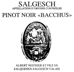 SALGESCH PINOT NOIR BACCHUS