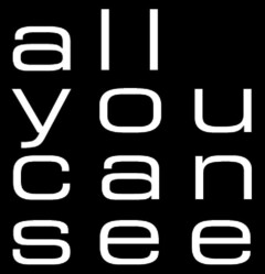 all you can see