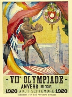 - VIIE OLYMPIADE - ANVERS (BELGIQUE) 1920 AOUT - SEPTEMBRE 1920