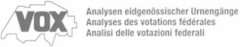 VOX Analysen eidgenössischer Urnengänge Analyses des votations fédérales Analisi delle votazioni federali