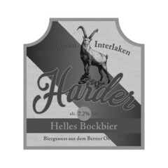 Rugenbräu Interlaken Harder alc. 7.2% Vol. Helles Bockbier Biergenuss aus dem Berner Oberland