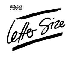SIEMENS NIXDORF letter Size