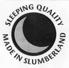 SLEEPING QUALITY; MADE IN SLUMBERLAND