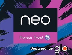 neo Purple Twist designed for glo