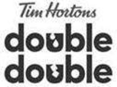 Tim Hortons double double