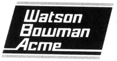 Watson Bowman Acme