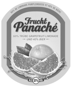 Frucht Panaché 60% TRÜBE GRAPEFRUIT-LIMONADE UND 40% BIER 60% DE LIMONADE PAMPLEMOUSSE ET 40% DE BIÈRE ALC 2% VOL