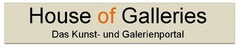 House of Galleries Das Kunst- und Galerienportal