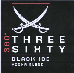 360° THREE SIXTY BLACK ICE VODKA BLEND