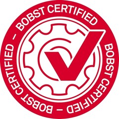 BOBST CERTIFIED BOBST CERTIFIED BOBST CERTIFIED