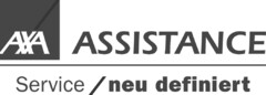 AXA ASSISTANCE Service/neu definiert