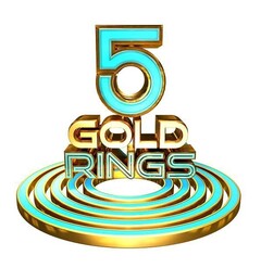 5 GOLD RINGS
