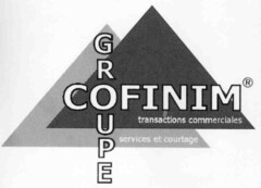 GROUPE COFINIM transactions commerciales services et courtage