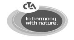 CTA In harmony with nature.