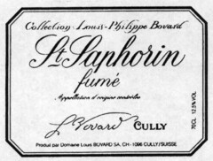 Collection Louis-Philippe Bovard St-Saphorin fumé Appellation d'origine contrôlée