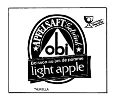 APFELSAFT Getränk obi Boissons au jus de pomme light apple THURELLA naturellement... thurella...sonnenklar