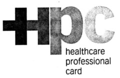 HPC healthcare professional card
