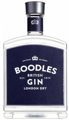 BOODLES BRITISH GIN LONDON DRY EST. 1845